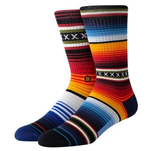 Stance Curren Crew Sock in Red